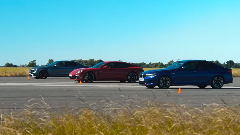 Τρία γερμανικά super saloons μάχονται στη Βρετανία